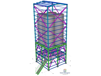 steel tank shop drawing