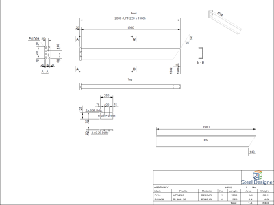 Steel Shop Drawing